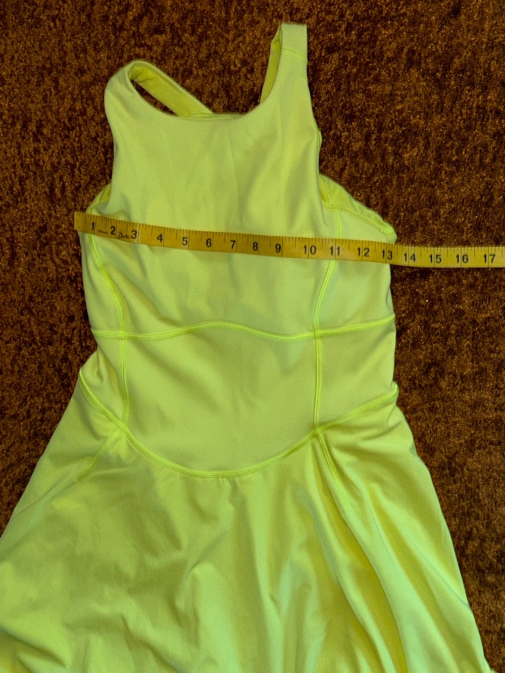 lululemon athletica Neon Yellow Athletic Dress - Picture 3 of 9